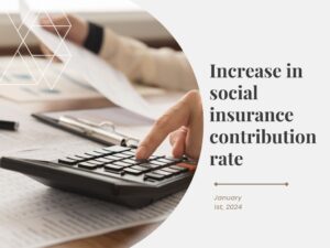 Social Insurance rate increase.