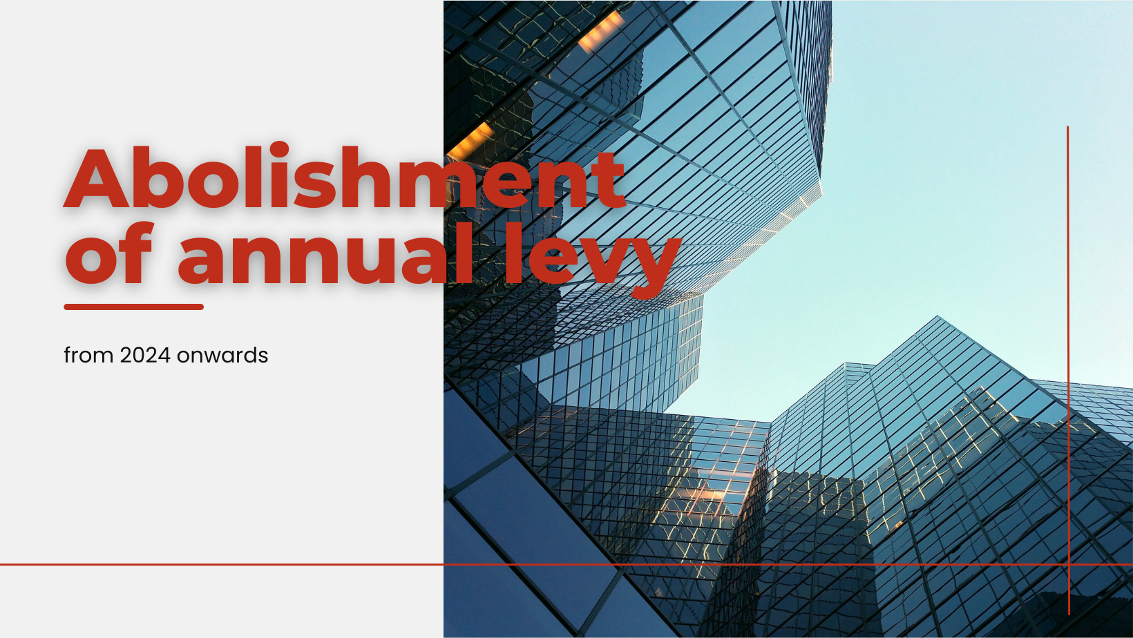 Abolishment of annual levy 